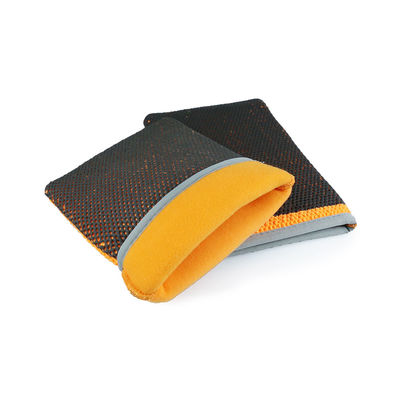 پاکسازی موثر مچ دستمال خاکستری نارنجی ماشین برای شستن ماشین و جزئیات S M L XL اندازه