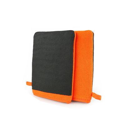 Pp Box Packaged Orange Auto Clay Mitt Nano Skin Wash Mitt Na mycie samochodów
