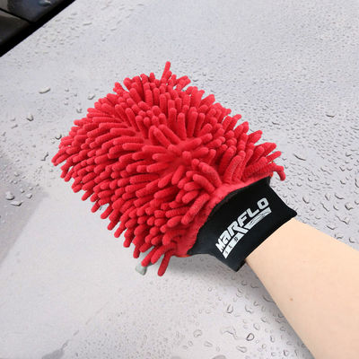 Czerwony szary Nanoskin Autoscrub Myj Mitt Samochód Szlifowanie gliny Mitt